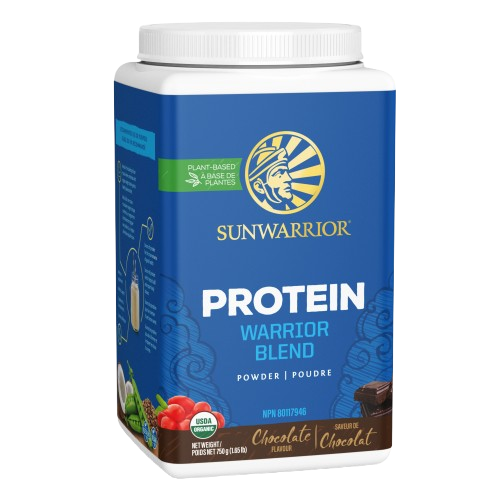 Sun Warrior - Organic Warrior Blend Protein - Chocolate, 750 g