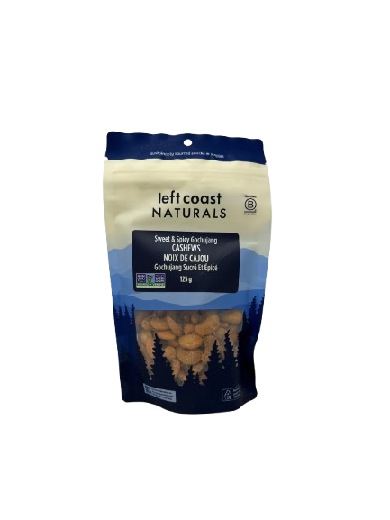 Left Coast Naturals - Sweet & Spicy Gochujang Cashews, 125 g