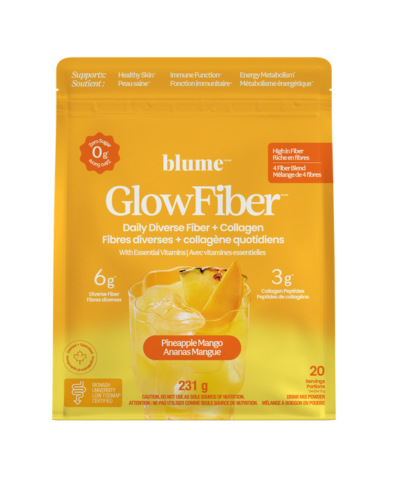 Blume - Glow Fiber - Pineapple Mango, 20x12 g