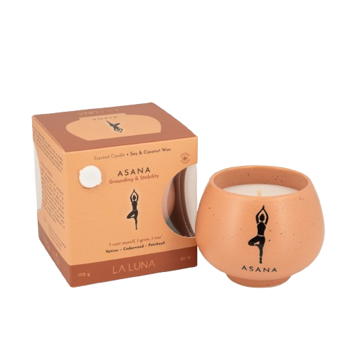 La Luna - Asana Scented Candle, 170 g