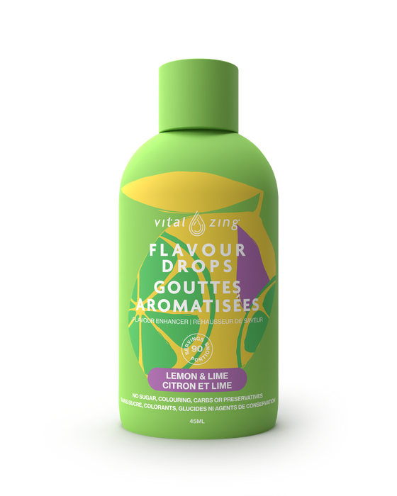 Vital Zing - Lemon Lime Flavour Drops, 45 mL