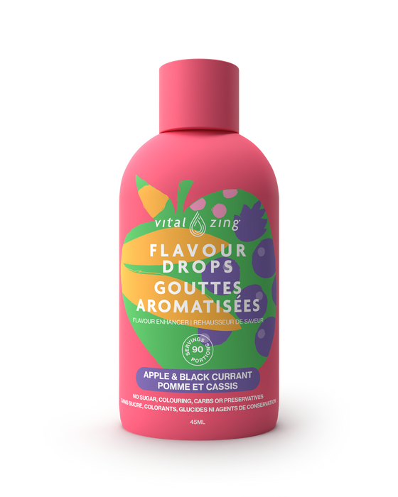 Vital Zing - Apple Blackcurrant Flavour Drops, 45 mL