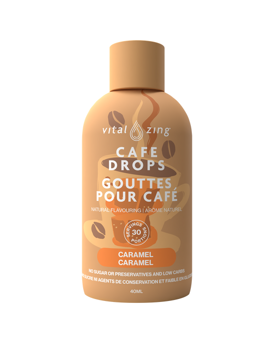 Vital Zing - Caramel Cafe Drops, 40 mL