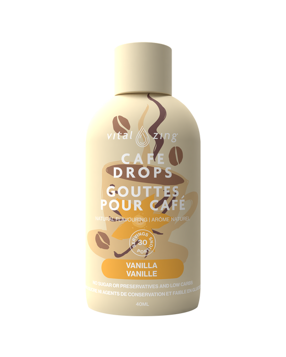 Vital Zing - Vanilla Cafe Drops, 40 mL
