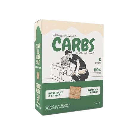 Carbs Bakery - Rosemary & Thyme, 150 g