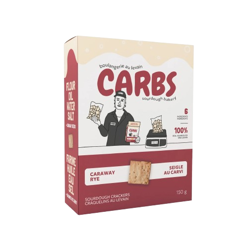 Carbs Bakery - Caraway Rye, 150 g
