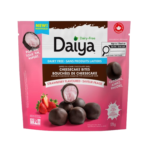 Daiya Foods - Dairy Free Cheesecake Bites - Strawberry, 170 g