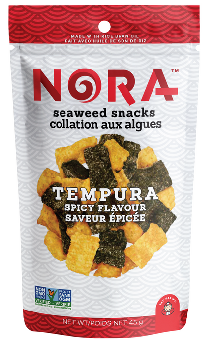 Nora Seaweed - Tempura Seaweed Spicy, 45 g