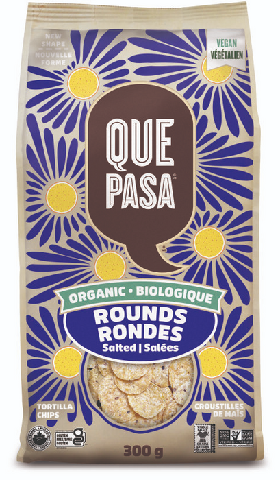 Que Pasa - Organic Salted Rounds, 300 g