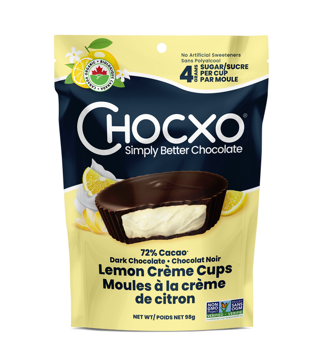 ChocXO - Lemon Cream Cups, 98 g