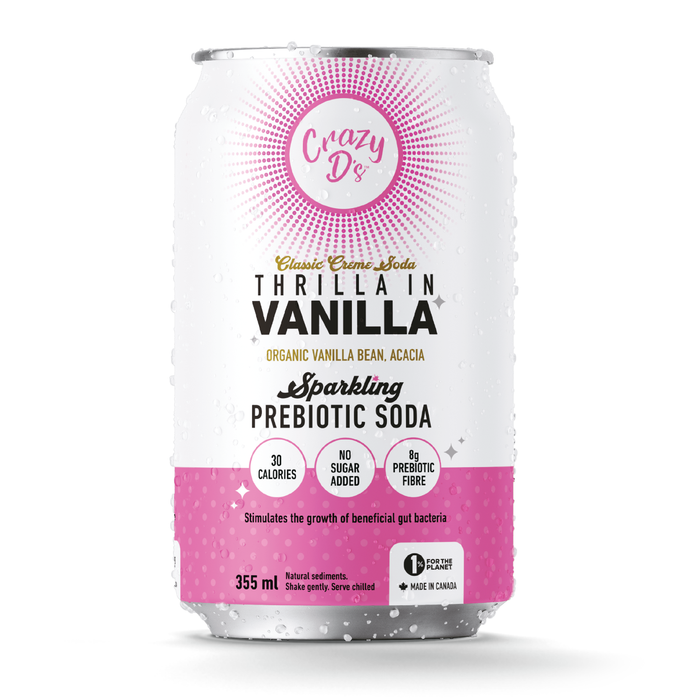 Crazy D's Soda Labs - Vanilla Crème, 355 mL