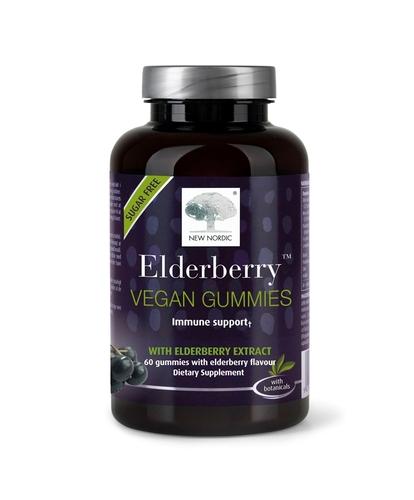New Nordic - Elderberry Gummies, 60 Count