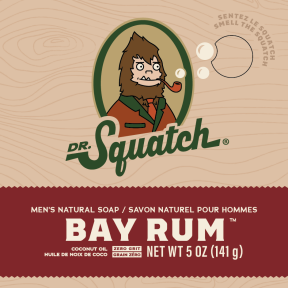 Dr. Squatch - Bay Rum Soap, 141 g