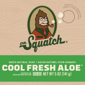 Dr. Squatch - Cool Fresh Aloe Soap, 141 g