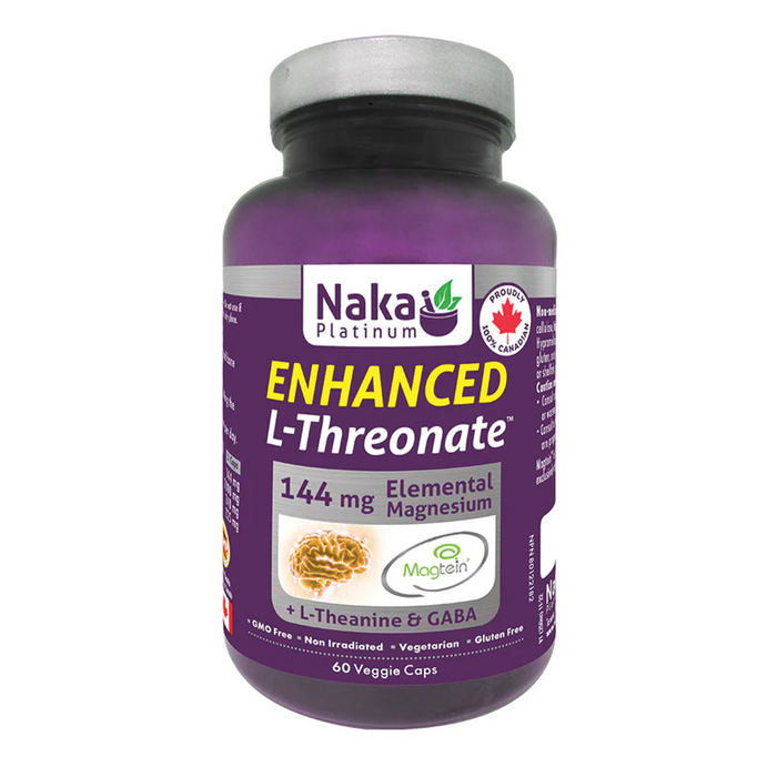 Naka Platinum - Enhanced L-Threonate, 60 Vcaps