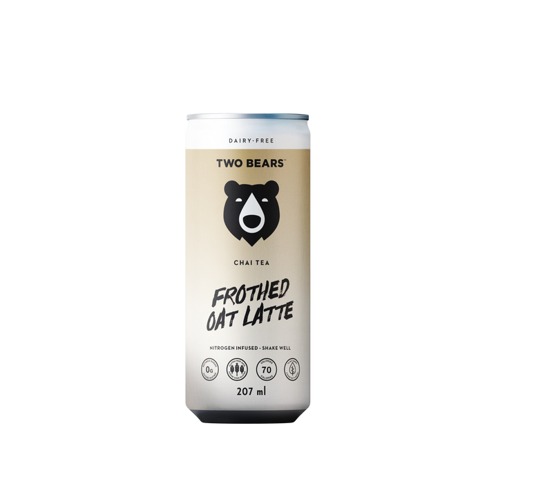 Two Bears - Oat Milk Latte - Chai Tea Latte, 207 mL