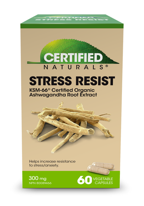 Certified Naturals - Stress Resist Ashwagandha, 60 Caps