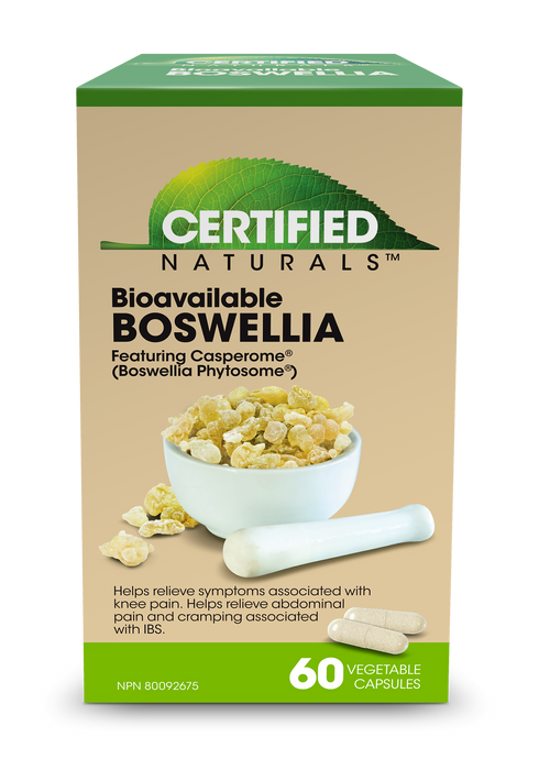 Certified Naturals - Bioavailable Boswellia, 60 Caps