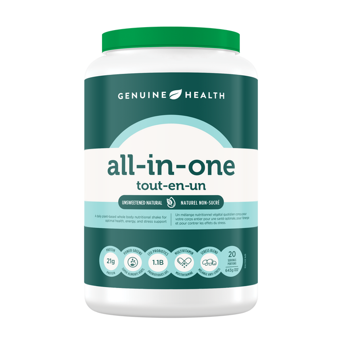 Genuine Health - All-in-One Unsweetened, 643 g