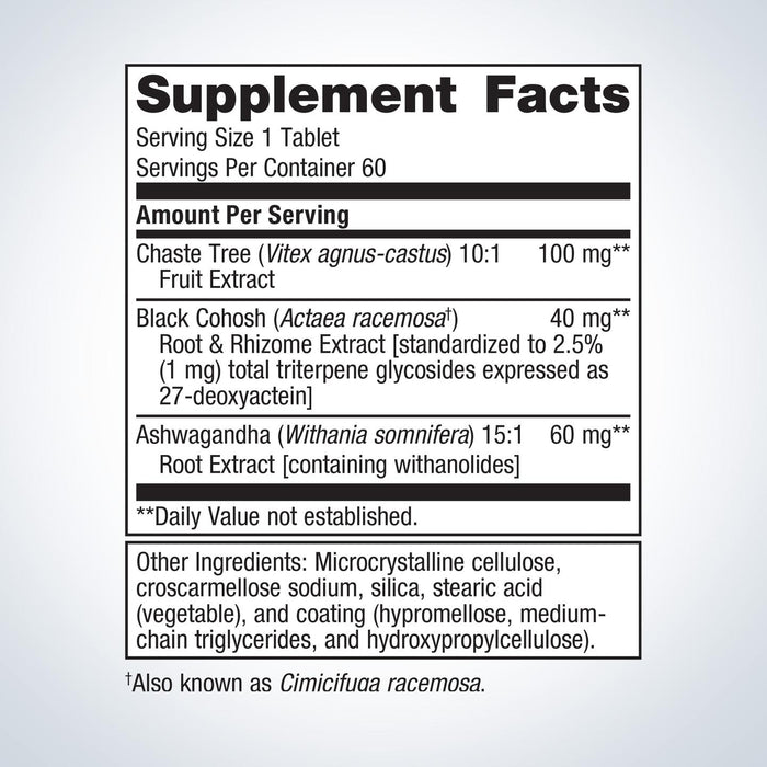 Metagenics Inc - Chasteberry Plus, 60 Tablets