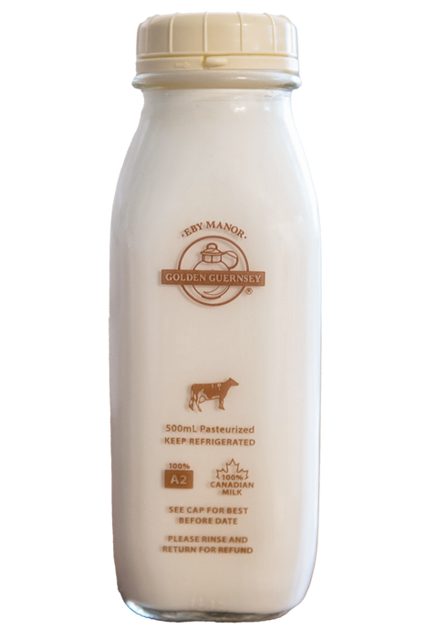 Eby Manor Golden Guernsey - 10% Guernsey Cream Glass, 500 mL