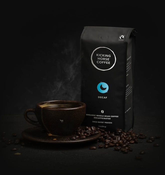 Kicking Horse Coffee - Decaf Dark Roast Ground Coffee, 284 g
