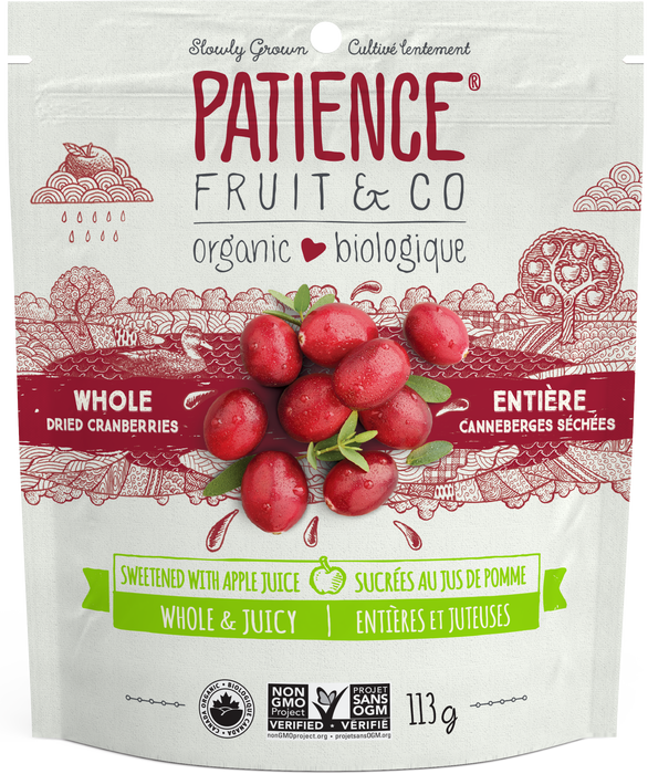 Patience Fruit & Co - Dried Cranberries With Apple Juice, 227 g