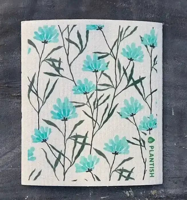 Plantish - Swedish Dish Cloth - Freesia, Each