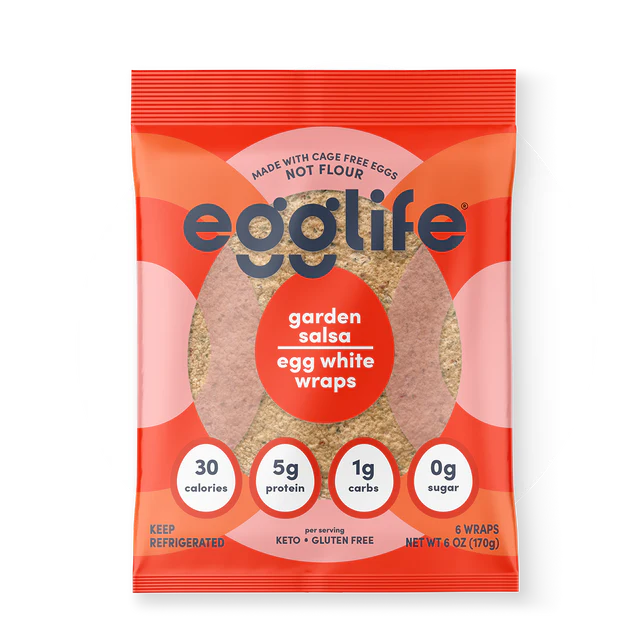 Egglife - Garden Salsa Egg White Wraps, 168 g