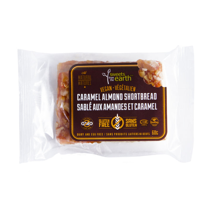 Sweets from the Earth - Caramel Almond Shortbread, 60 g