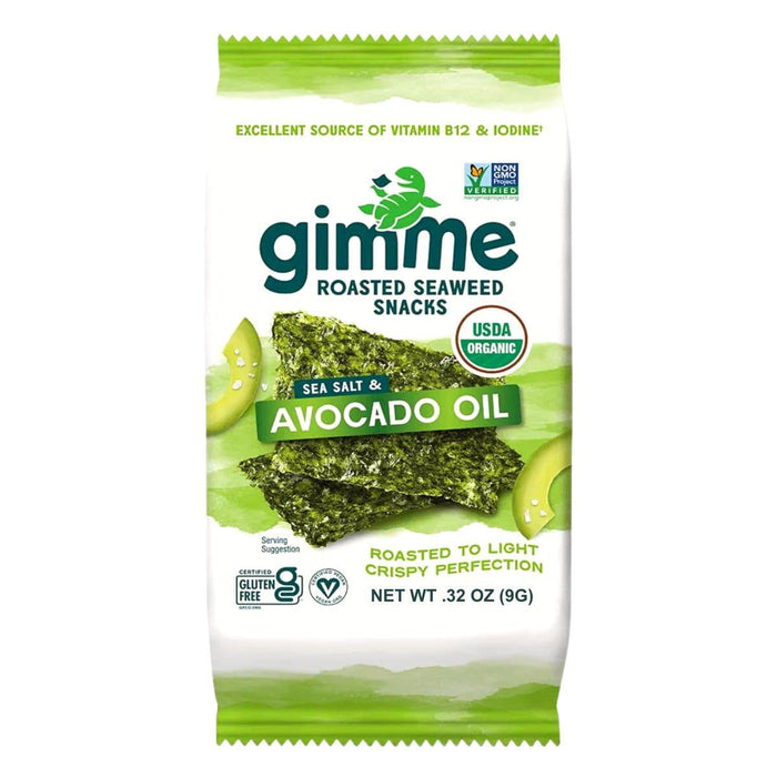 Gimme - Rstd Seaweed - Sea Salt & Avocado Oil, 9 g