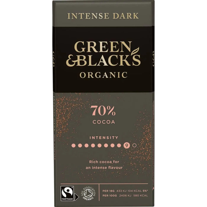 Green & Black's Organic - 70% Dark Chocolate, 90 g