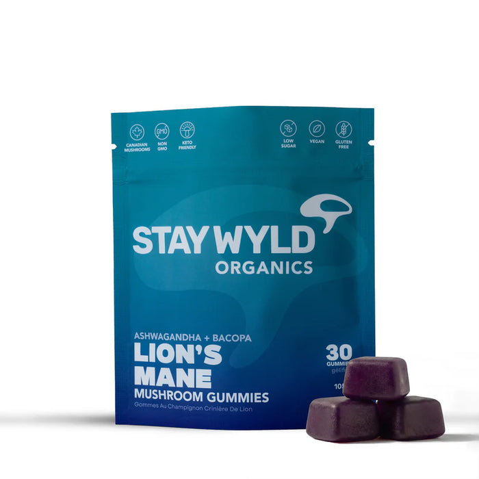 Stay Wyld Organics - Brain Food + Gummy, 30 Gummies