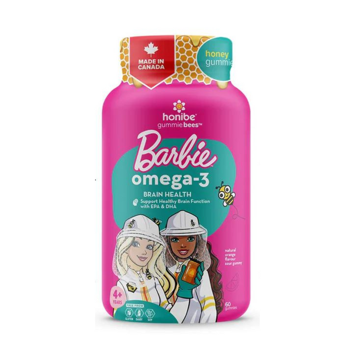 Honibe - Barbie Omega 3, 60 Gummies