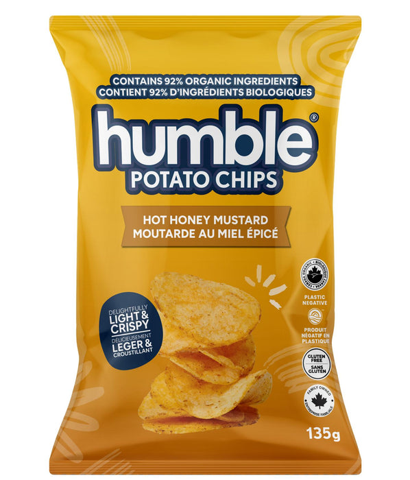 Humble Potato Chips - Hot Honey Mustard, 135 g