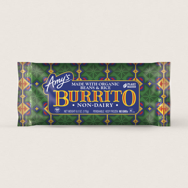 Amy's Kitchen - Bean & Rice Burrito, Non-Dairy, 170 g