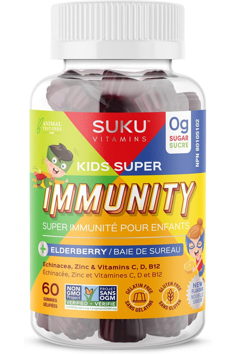 SUKU Vitamins - Kids Super Immunity, 60 Gummies