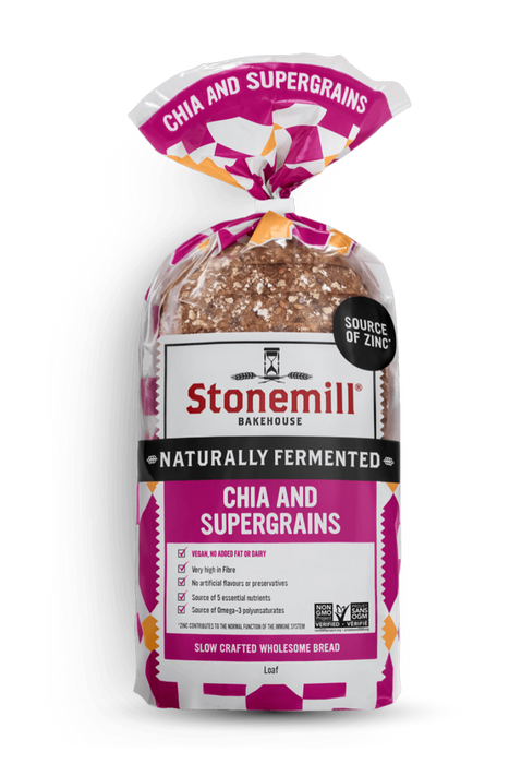Stonemill Bread - Chia Supergrains Bread, 454 g