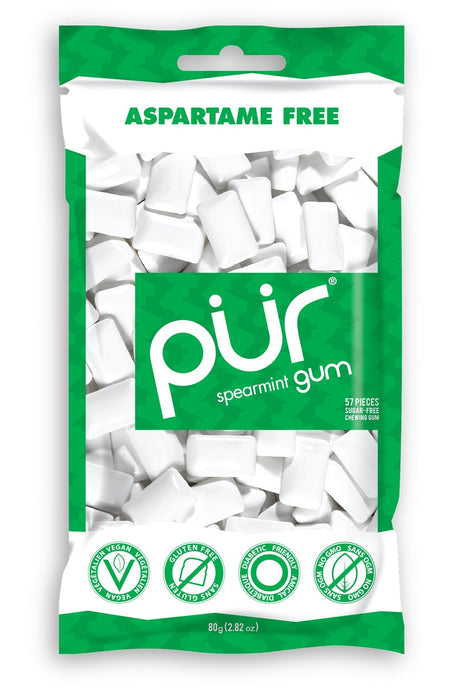 Pur Gum - Spearmint Gum, 80 g