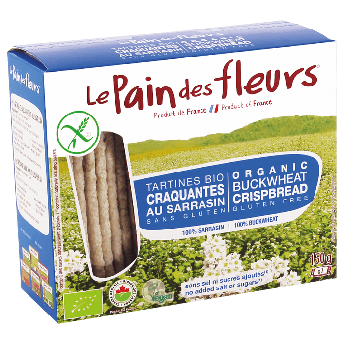 Le Pain des Fleurs - Organic Buckwheat Crispbread, 150 g