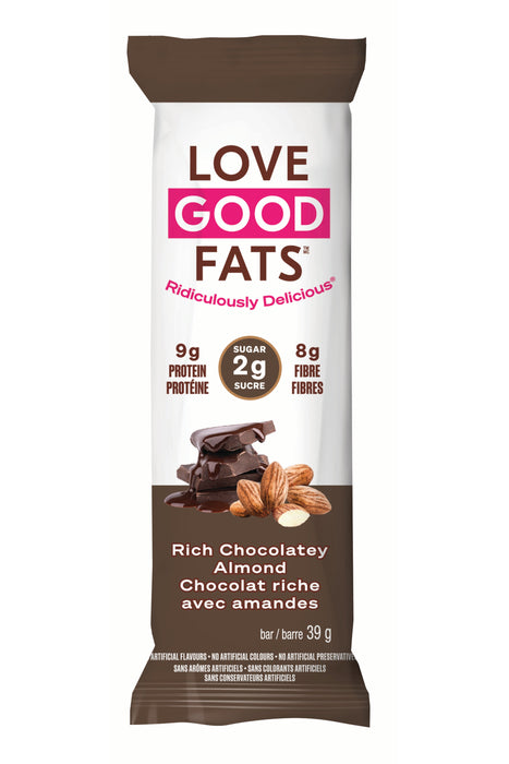 Love Good Fats - Rich Chocolatey Almond Bar, 39g