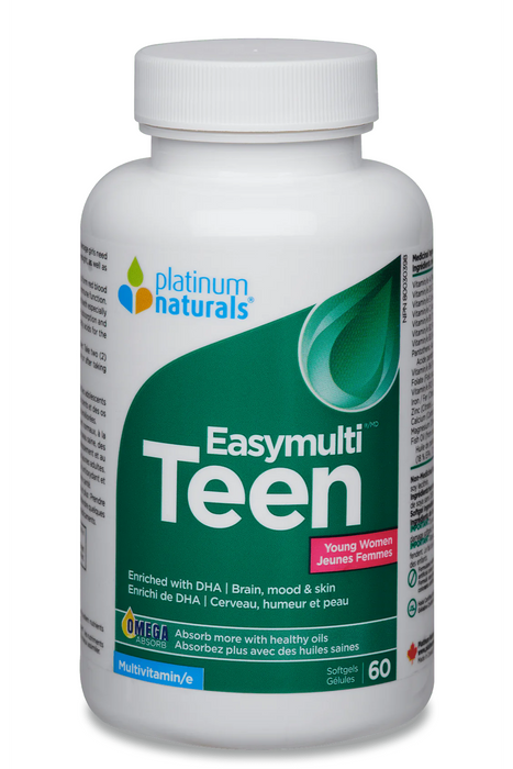 Platinum Naturals - Teen Vitality For Young Women, 60 SG