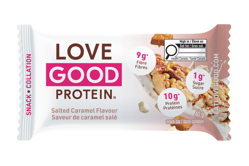 Love Good Fats - Chewy Nutty Bar, Salted Caramel, 40 g