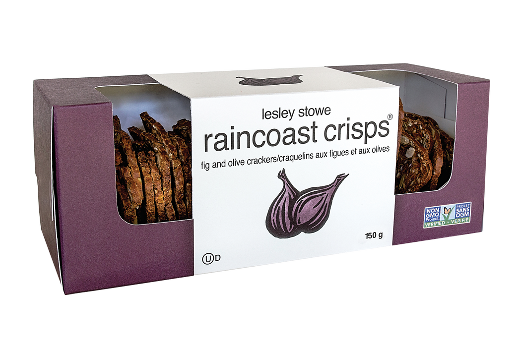 Lesley Stowes - Fig & Olive Crisps, 150 g