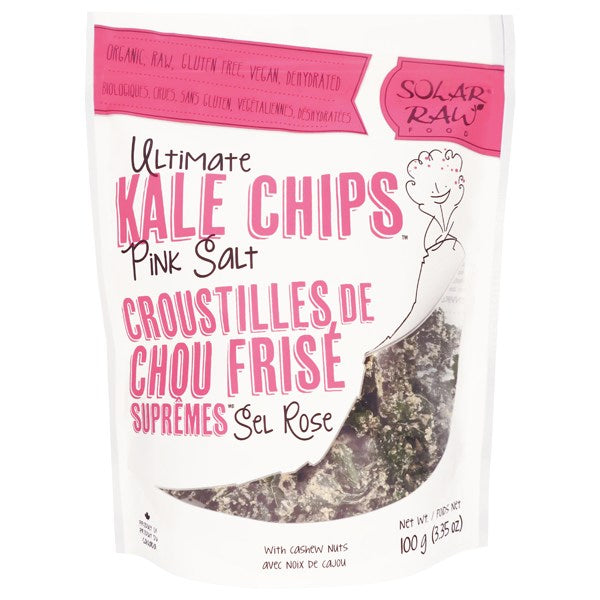 Solar Raw Food Kale Chips Himalayan Salt 100 g