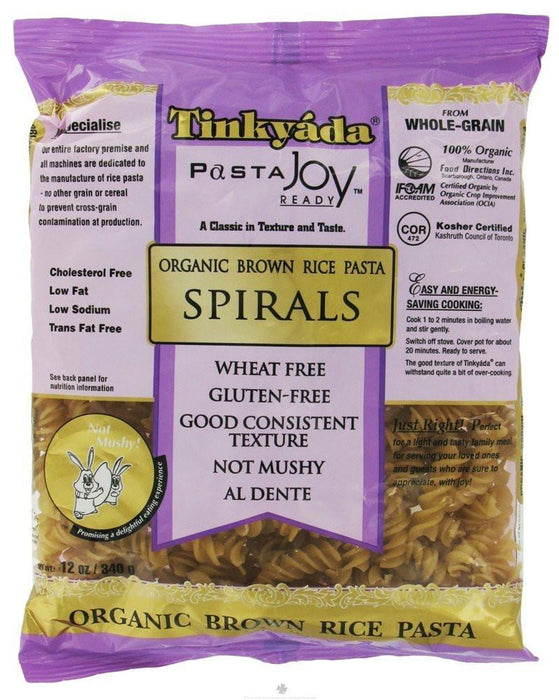 Tinkyada - Natural Brown Rice Vege Spirals, 340 g