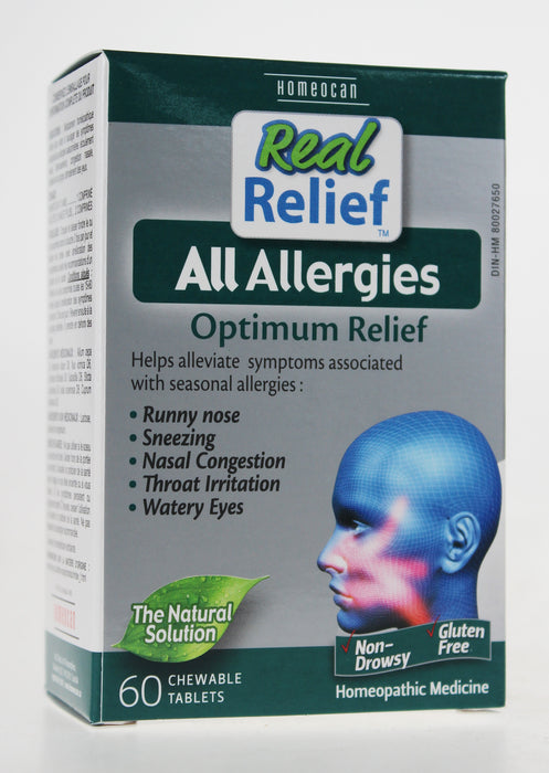 Homeocan - Real Relief All Allergies, 60 Tablets