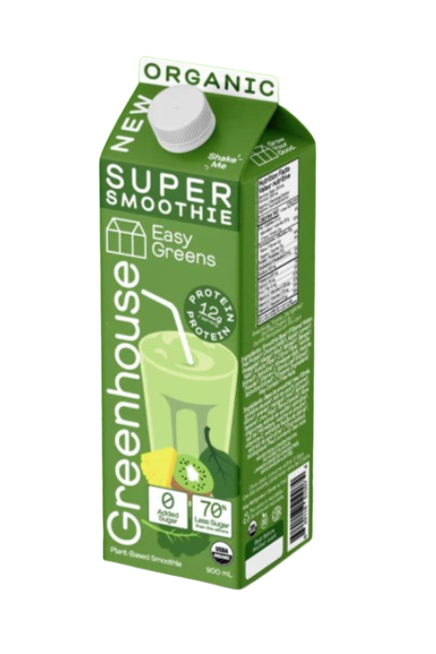 Greenhouse Juice - Easy Greens Super Smoothie, 900 mL