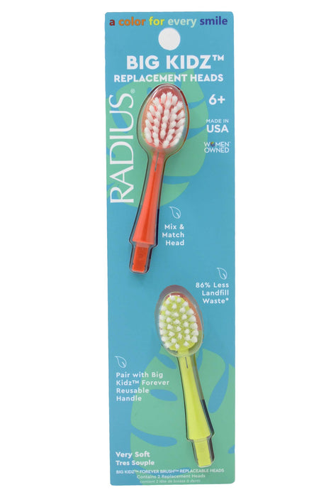 Radius - Replacemnt Head 2PK For Big Kids, 2 Ct