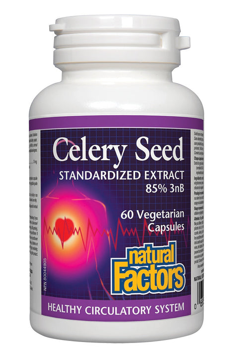 Natural Factors - Celery Seed, 60 vegetarian capsules